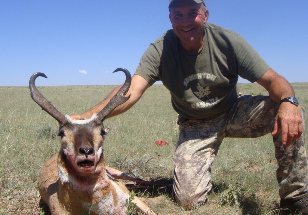 Darrel Nue Antelope hunting in New Me